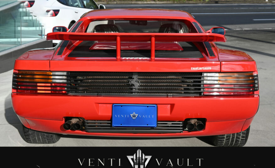 1990 Ferrari Testarossa – RED, KONIG WING RARE